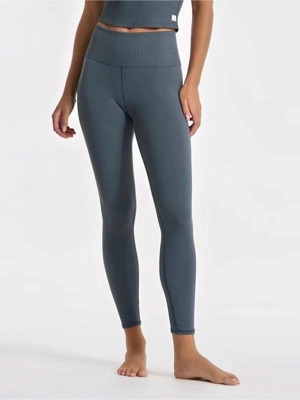 Brand New Vuori Rib Studio Legging Stone